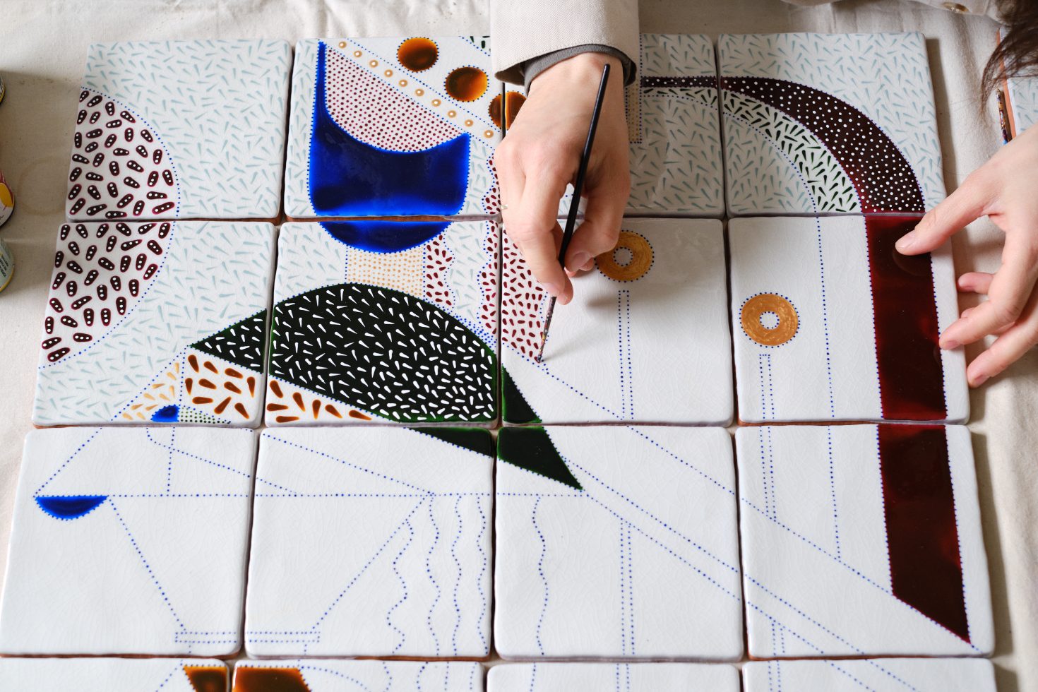 MYRSINI ALEXANDRIDI, ART ON TILES