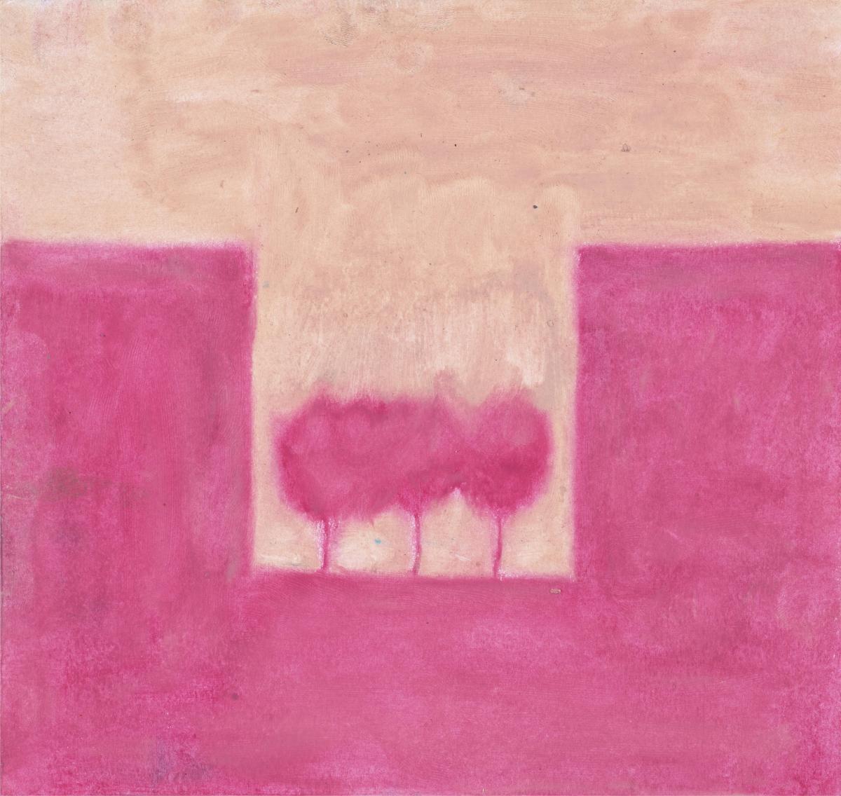 Untitled, 2025, oil stick on canvas, 20x20 cm
